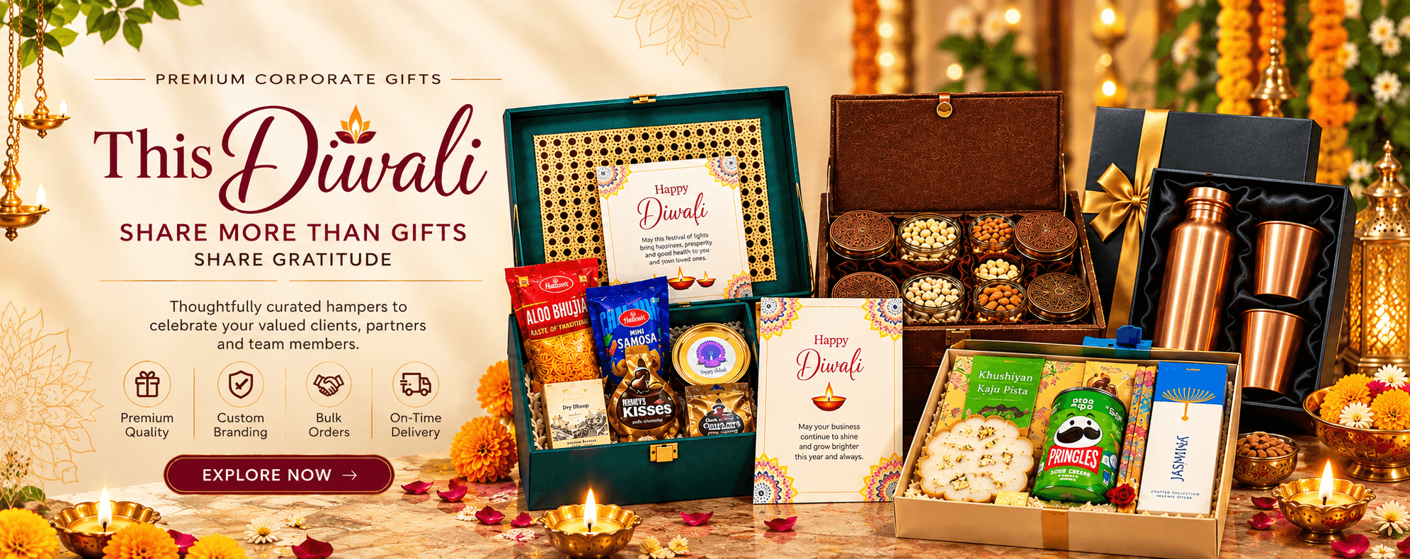 Diwali Corporate & Festive Gifting Hampers Campaign