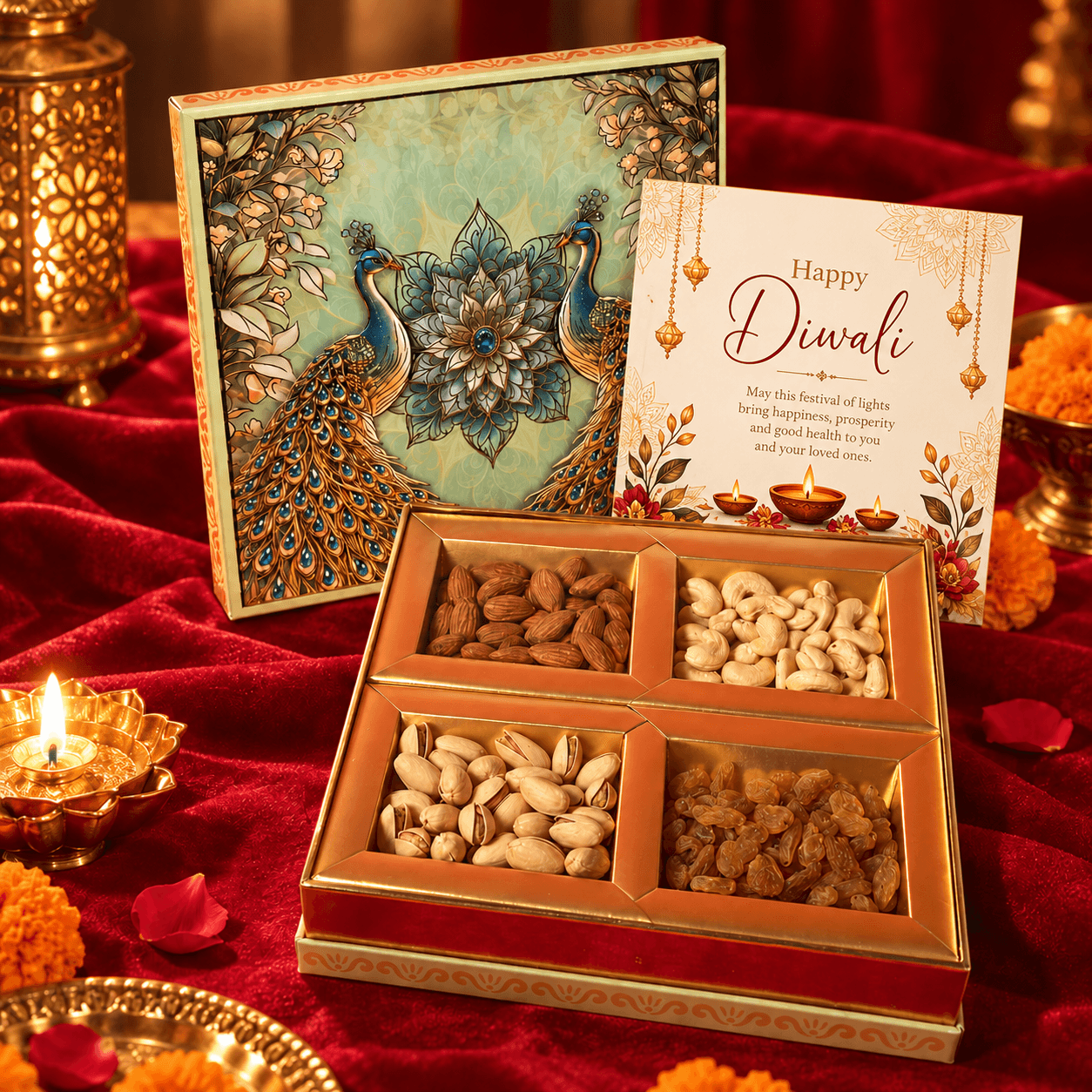 Mor-Mandala Dryfruit box
