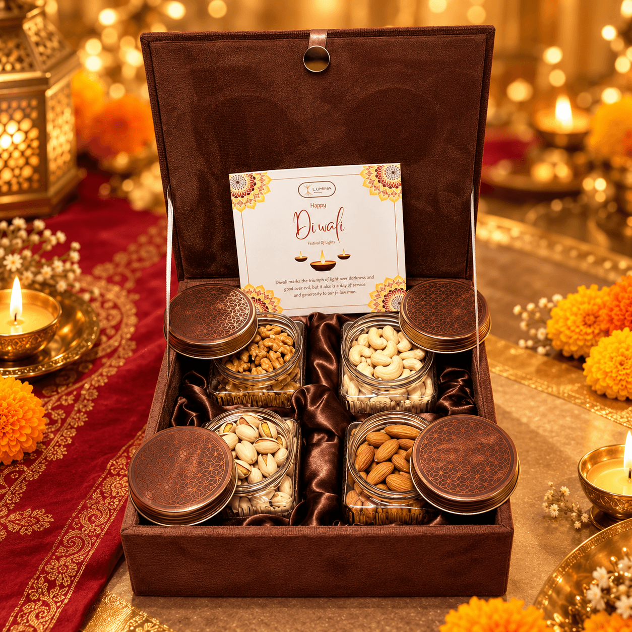 Luxurious Diwali Nut Gift Hamper